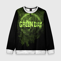 Свитшот детский Green Day: Acid Voltage, цвет: 3D-белый