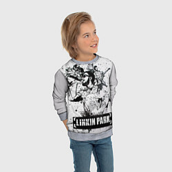 Свитшот детский Linkin Park, цвет: 3D-меланж — фото 2