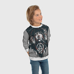 Свитшот детский Linkin Park: My Style, цвет: 3D-белый — фото 2