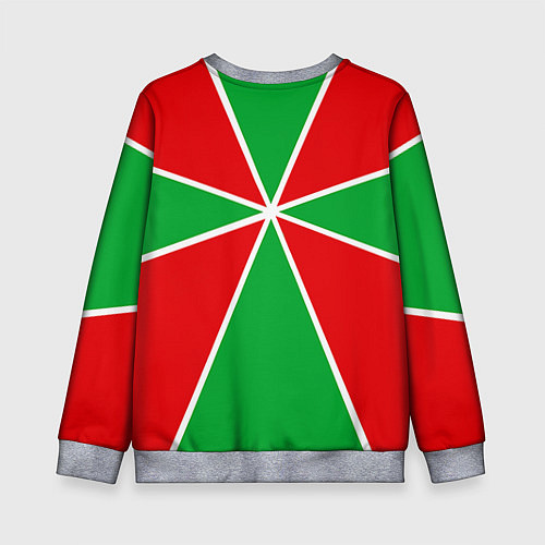 Детский свитшот Флаг ПВ / 3D-Меланж – фото 2