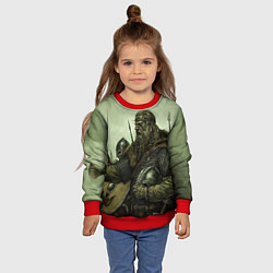 Свитшот детский Ватага, цвет: 3D-красный — фото 2