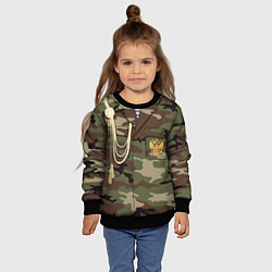 Свитшот детский Униформа дембеля, цвет: 3D-черный — фото 2