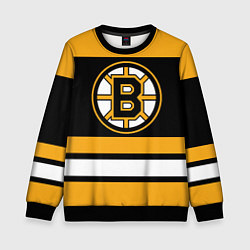 Свитшот детский Boston Bruins, цвет: 3D-черный