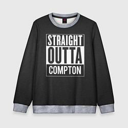 Свитшот детский Straight Outta Compton, цвет: 3D-меланж
