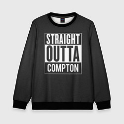 Свитшот детский Straight Outta Compton, цвет: 3D-черный