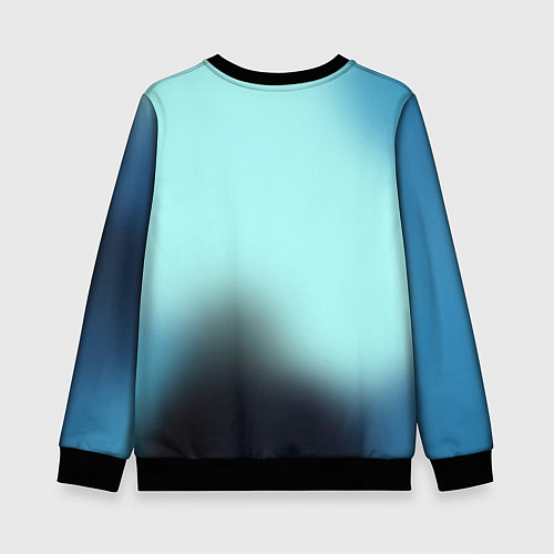 Детский свитшот Серый рыцарь / 3D-Черный – фото 2