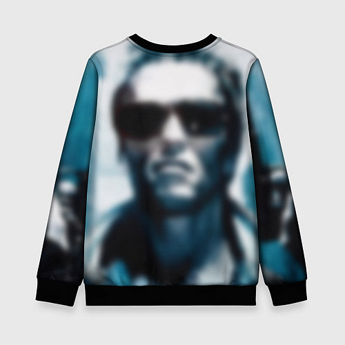 Детский свитшот T-800 / 3D-Черный – фото 2