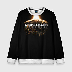 Свитшот детский Nickelback: No fixed address, цвет: 3D-белый