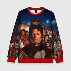 Свитшот детский Michael Jackson: Pop King, цвет: 3D-красный