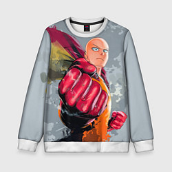 Свитшот детский One Punch Man Fist, цвет: 3D-белый