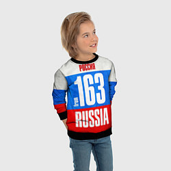 Свитшот детский Russia: from 163, цвет: 3D-черный — фото 2