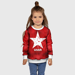 Свитшот детский USSR Star, цвет: 3D-белый — фото 2