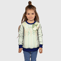 Свитшот детский Тоторо, цвет: 3D-синий — фото 2