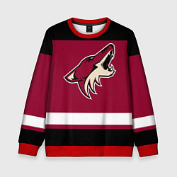 Свитшот детский Arizona Coyotes, цвет: 3D-красный