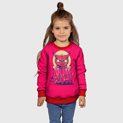 Свитшот детский I don't know you, цвет: 3D-красный — фото 2