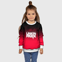 Свитшот детский Linkin Park: Minutes to midnight, цвет: 3D-белый — фото 2