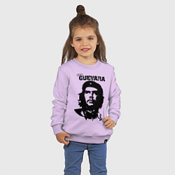Свитшот хлопковый детский Che Guevara, цвет: лаванда — фото 2