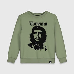 Свитшот хлопковый детский Che Guevara, цвет: авокадо
