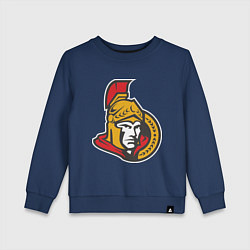 Свитшот хлопковый детский Ottawa Senators цвета тёмно-синий — фото 1