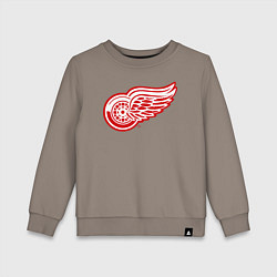 Свитшот хлопковый детский Detroit Red Wings, цвет: утренний латте