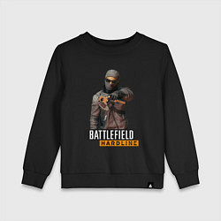 Свитшот хлопковый детский Battlefield Hardline, цвет: черный