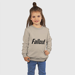 Свитшот хлопковый детский Fallout, цвет: миндальный — фото 2