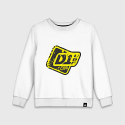 Свитшот хлопковый детский Дрифт, цвет: белый