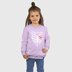 Свитшот хлопковый детский Кукрыниксы, цвет: лаванда — фото 2