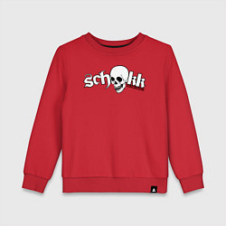 Свитшот хлопковый детский Schokk, цвет: красный