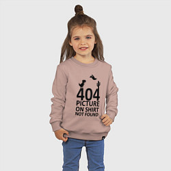 Свитшот хлопковый детский 404, цвет: пыльно-розовый — фото 2