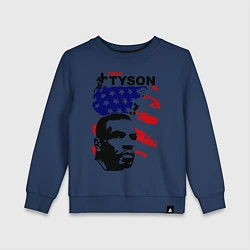 Свитшот хлопковый детский Mike Tyson: USA Boxing, цвет: тёмно-синий