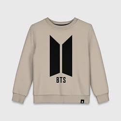 Свитшот хлопковый детский BTS Army, цвет: миндальный