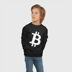 Свитшот хлопковый детский BTC Symbol, цвет: черный — фото 2