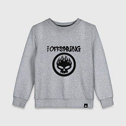 Свитшот хлопковый детский The Offspring, цвет: меланж