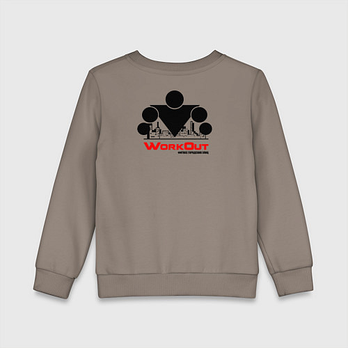 Детский свитшот Фитнес Городских Улиц / Утренний латте – фото 2