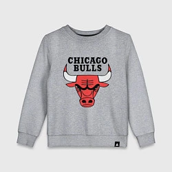 Свитшот хлопковый детский Chicago Bulls, цвет: меланж