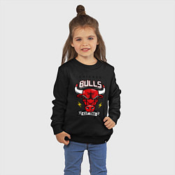 Свитшот хлопковый детский Chicago Bulls est. 1966, цвет: черный — фото 2