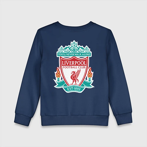 Детский свитшот Liverpool FC / Тёмно-синий – фото 2