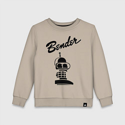 Детский свитшот Bender monochrome