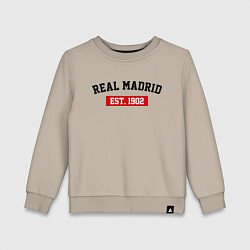 Детский свитшот FC Real Madrid Est. 1902