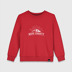 Свитшот хлопковый детский Hope Count: Mountain, цвет: красный