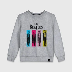 Свитшот хлопковый детский Walking Beatles, цвет: меланж