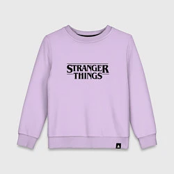 Свитшот хлопковый детский Stranger Things, цвет: лаванда