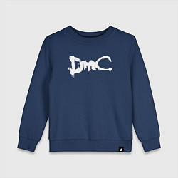 Свитшот хлопковый детский DMC, цвет: тёмно-синий