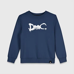 Свитшот хлопковый детский DMC, цвет: тёмно-синий