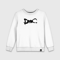 Свитшот хлопковый детский DMC, цвет: белый