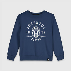 Свитшот хлопковый детский Juventus 1897: Torino, цвет: тёмно-синий