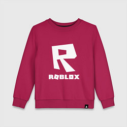 Свитшот хлопковый детский ROBLOX, цвет: маджента