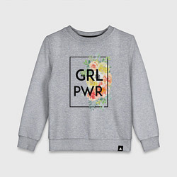 Детский свитшот GRL PWR