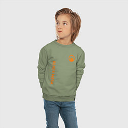 Свитшот хлопковый детский Black Mesa, цвет: авокадо — фото 2